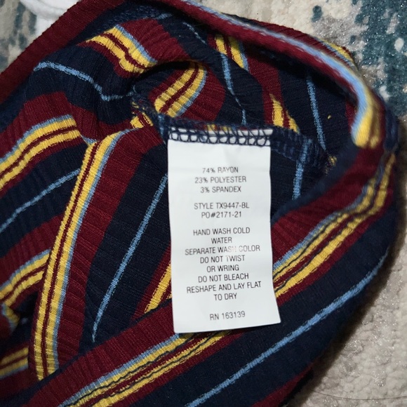 Striped Halter Top - Picture 4 of 4